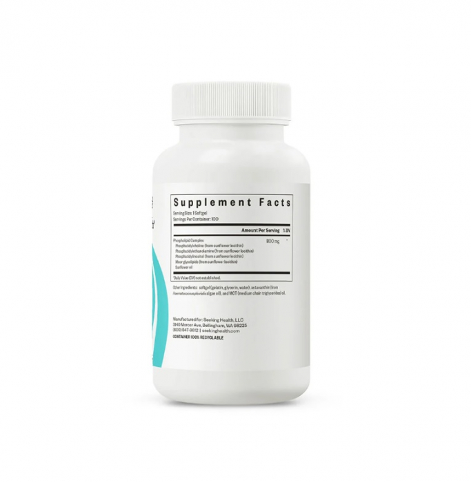 Optimal PC Phospholipid Complex 800mg 100 softgels - Seeking Health [2]