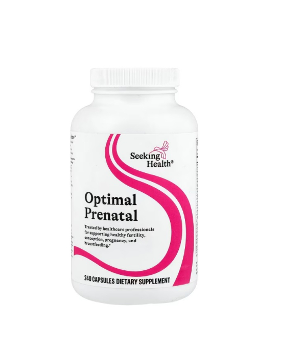 Optimal Prenatal 240 Vegetarian Capsules - Seeking Health [1]