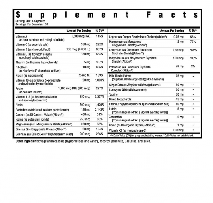 Optimal Prenatal Methyl-Free 180 capsule - Seeking Health [2]