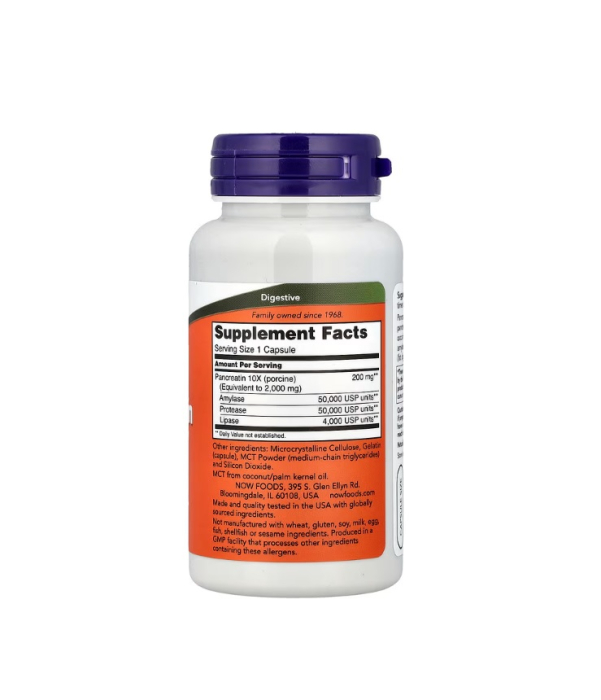 Pancreatin 2000 100 capsule - NOW Foods [2]