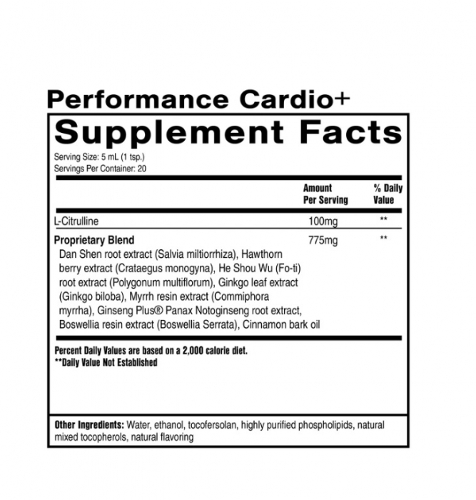 Performance Cardio+ Nanoemulsion 100 ml. - Quicksilver Scientific [2]