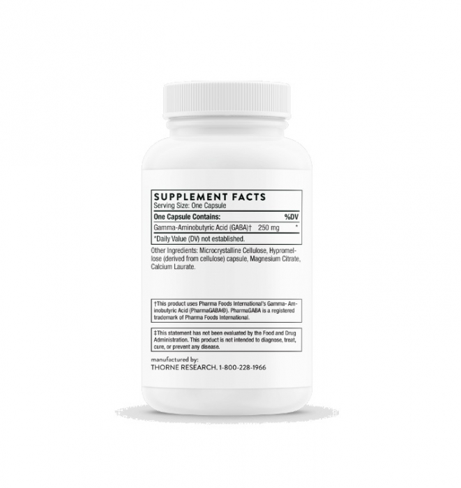 PharmaGABA-250 60 capsule - Thorne [2]