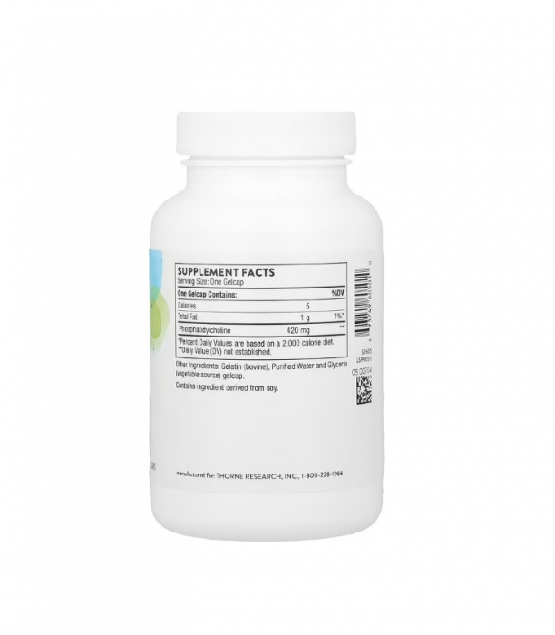 Phosphatidyl Choline, 420mg, 60 capsule moi - Thorne [2]