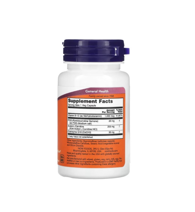 PQQ Energy 30 capsule - Now Foods [2]