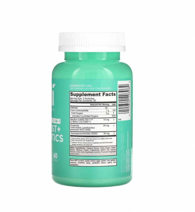 Pre + Post + Probiotics Gummies 60 jeleuri - Goli [2]