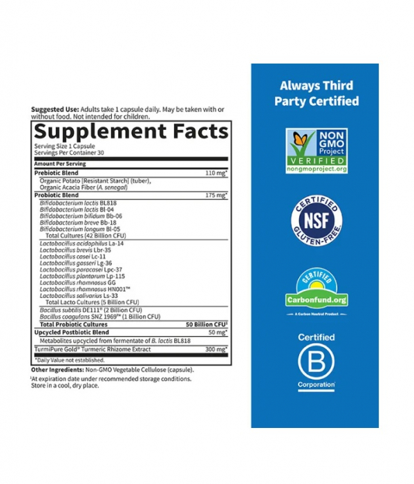 Probiotics Sports+ Dr. Formulated 30 capsule - Garden of Life [2]