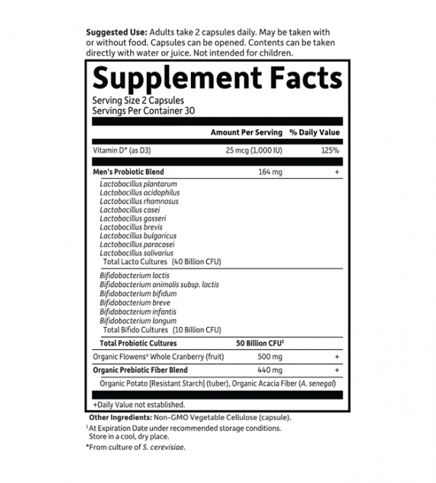 Prostate+ Dr. Formulated Probiotics 60 Capsule - Garden of Life [2]