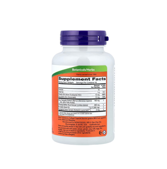 Prostate Support 90 capsule moi - NOW Foods [2]