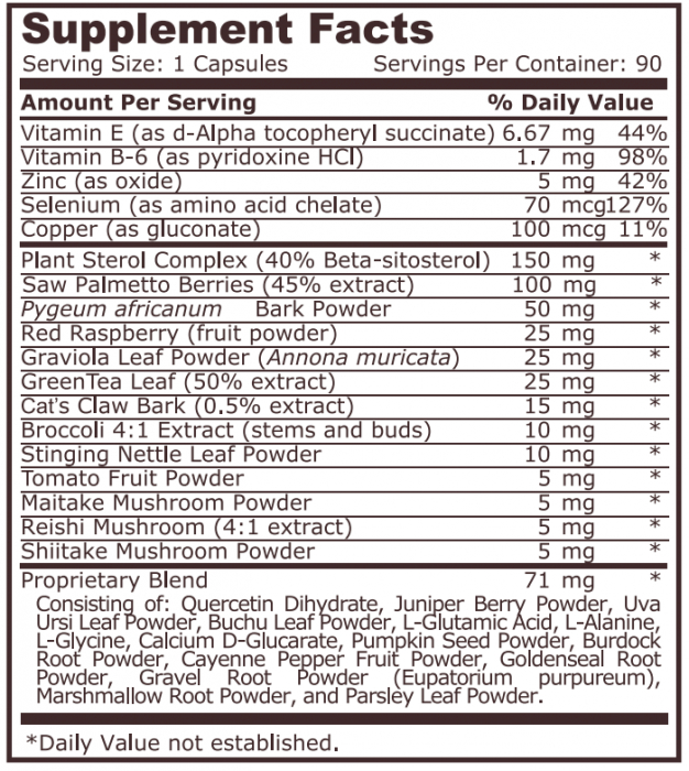 Prostate Support 90capsule - Pure Nutrition [2]