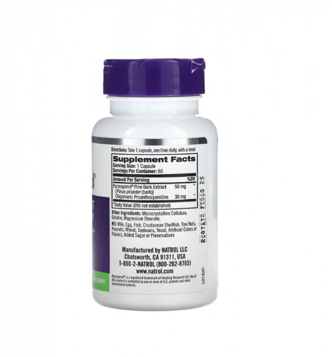 Pycnogenol 50 mg  60 capsule - Natrol [2]