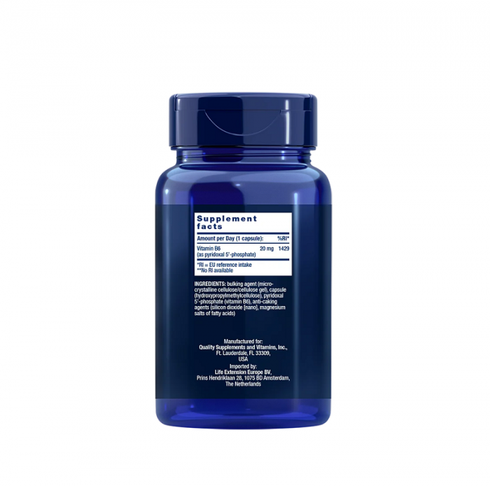 Pyridoxal 5'-Phosphate Caps 20mg 150 capsule - Life Extension [2]