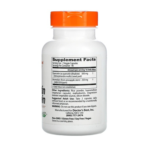 Quercetin Bromelain 180 Capsule - Doctor's Best [2]