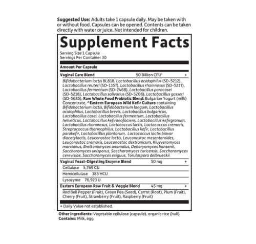 Raw Probiotics Vaginal Care Shelf-Stable 30 Capsule - Garden Of Life [2]