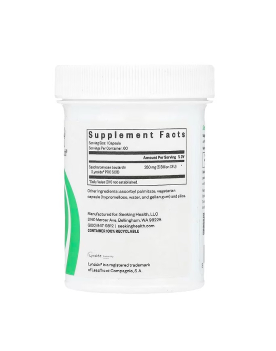 Saccharomyces Boulardii 5 Billion CFU 60 Capsule - Seeking Health [2]