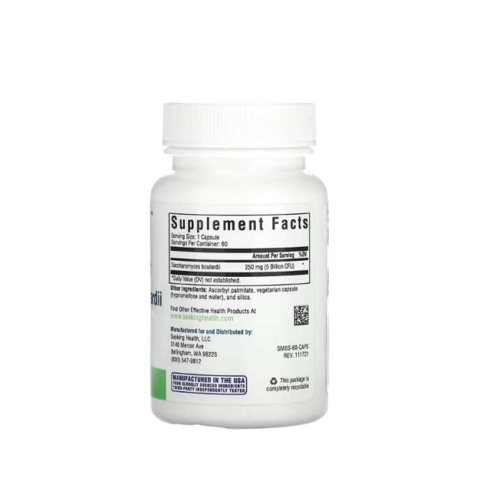 Saccharomyces Boulardii 5 Billion CFU 60 Capsule - Seeking Health [2]