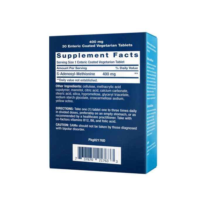 SAMe 400mg S-Adenosyl-Methionine Life Extension [2]