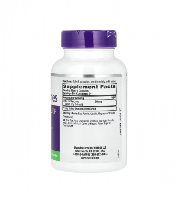 Soy Isoflavones 50 mg 120 capsule - Natrol [2]