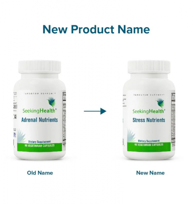 Stress (Adrenal) Nutrients 90 Capsule - Seeking Health [2]