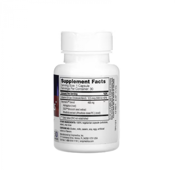 Telomere Plus 30 Capsule - Enzymedica [2]