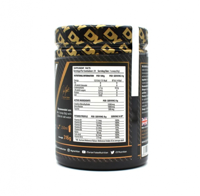 The Creatine 316g 39 Portii Peach - Dorian Yates [2]