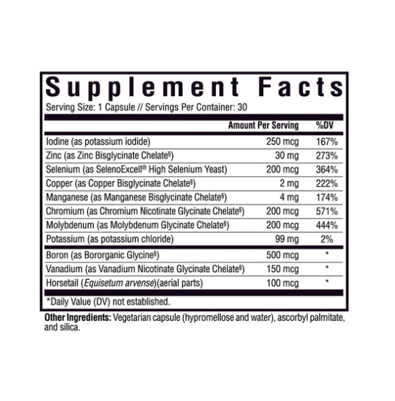 Trace Minerals Complex 30 Capsule - Seeking Health [2]