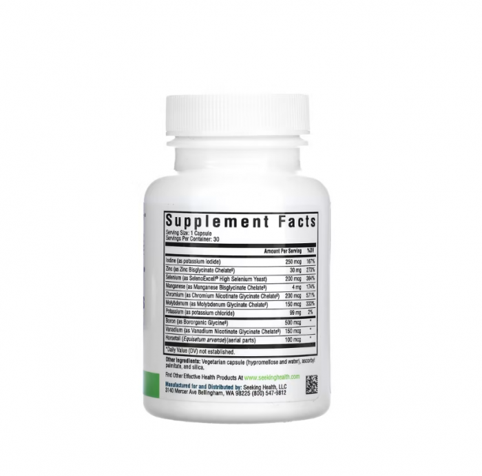 Trace Minerals Complex II Iron & Copper Free 30 Capsule - Seeking Health [2]