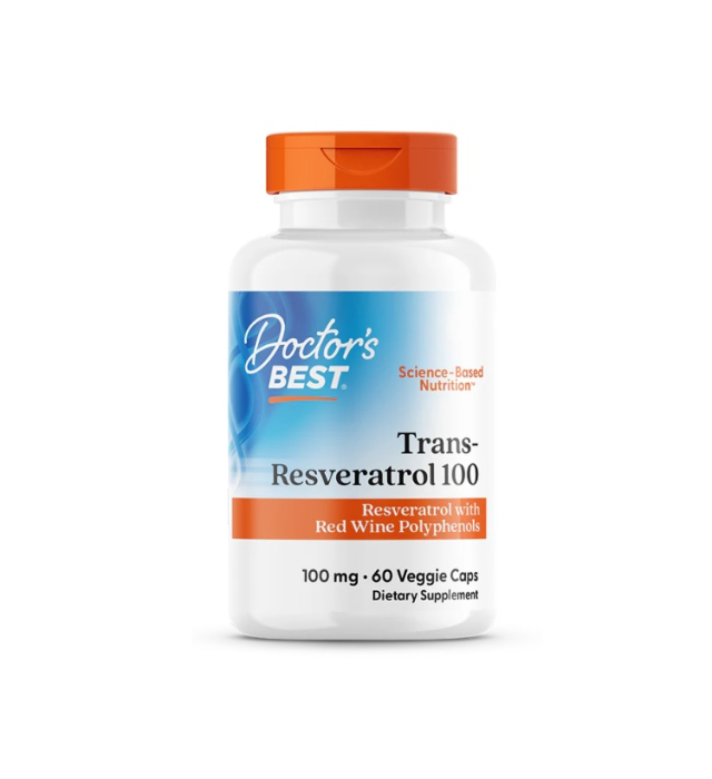 Trans-Resveratrol 100 with ResVinol 100mg 60 Capsule - Doctor's Best [1]
