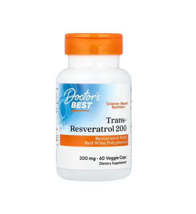 Trans-Resveratrol 200 with Resvinol 200mg 60 Capsule - Doctor's Best [1]