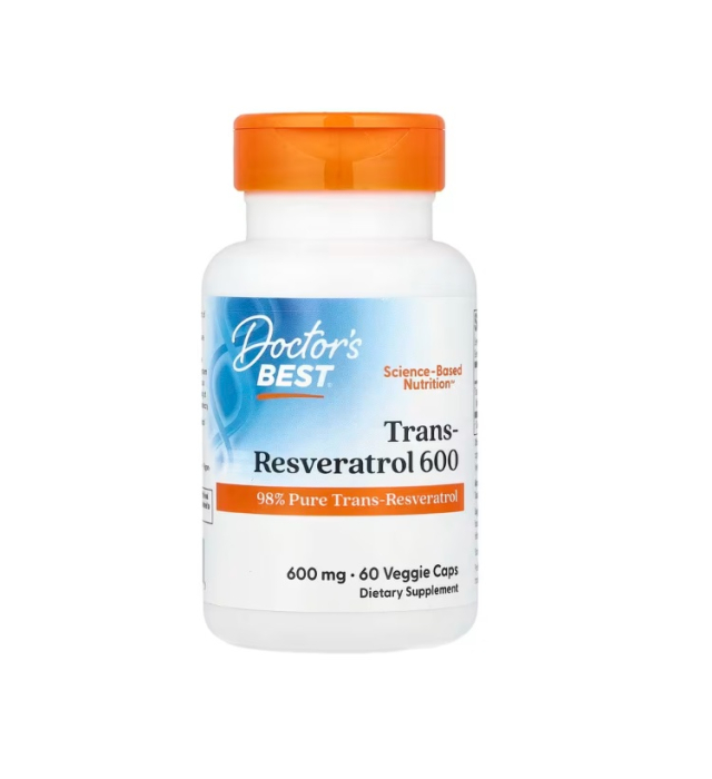 Trans-Resveratrol 600 High Potency 600 mg 60 Capsule - Doctor's Best [1]