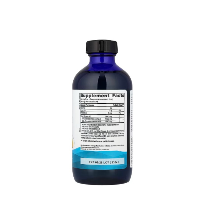 Ultimate Omega 2840mg Lemon 237ml  - Nordic Naturals [2]