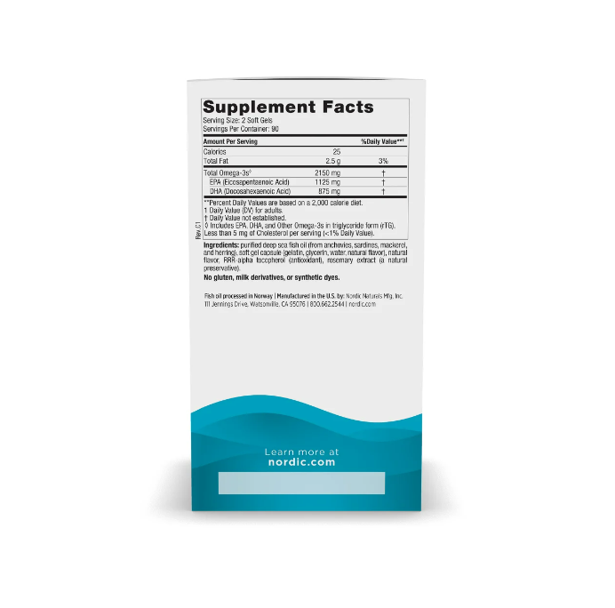 Ultimate Omega 2X 2150mg 180 capsule - Nordic Naturals [2]