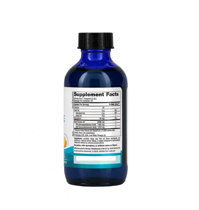 Ultimate Omega Lemon 2840mg 119ml - Nordic Naturals [2]
