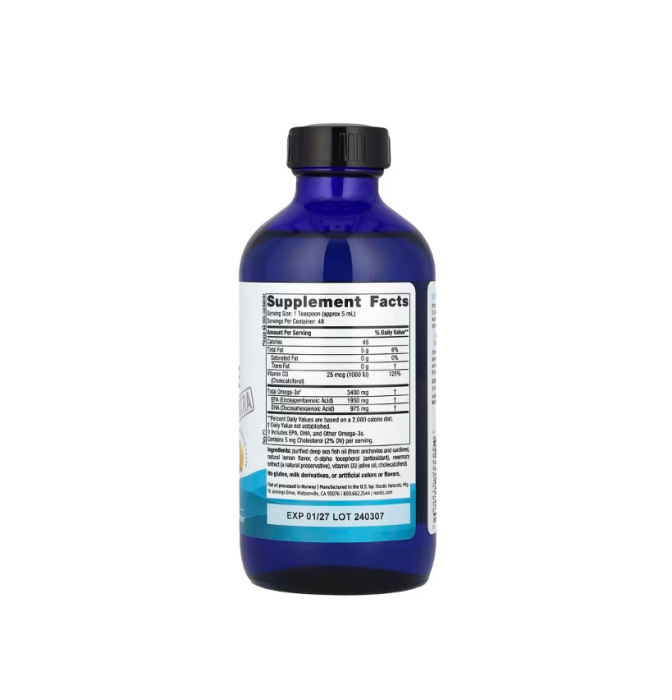Ultimate Omega Xtra 3400mg Lemon 237ml - Nordic Naturals [2]