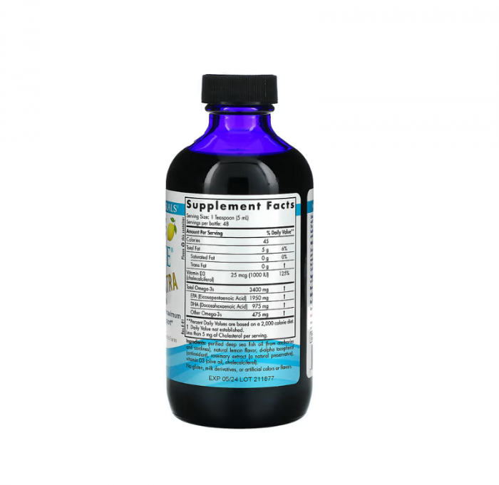 Ultimate Omega Xtra 3400mg Lemon 237ml - Nordic Naturals [2]