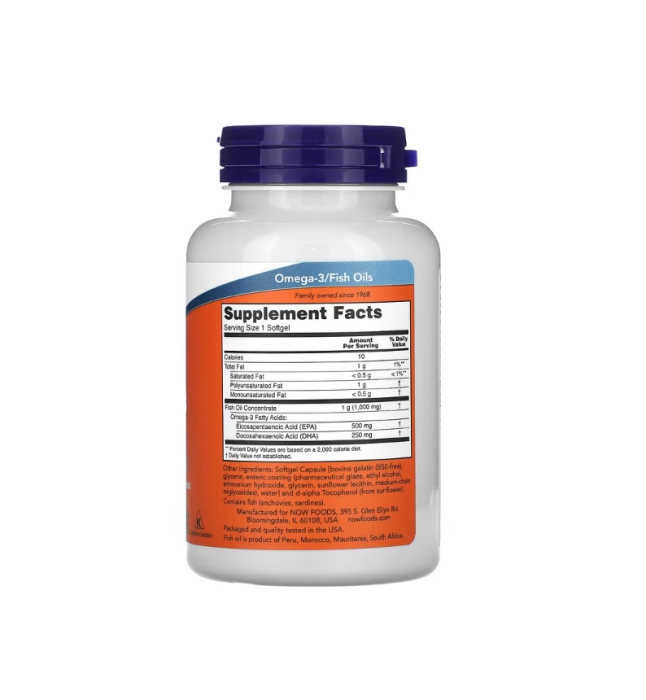 Ultra Omega-3 500EPA / 250DHA 90 capsule moi - NOW Foods [2]