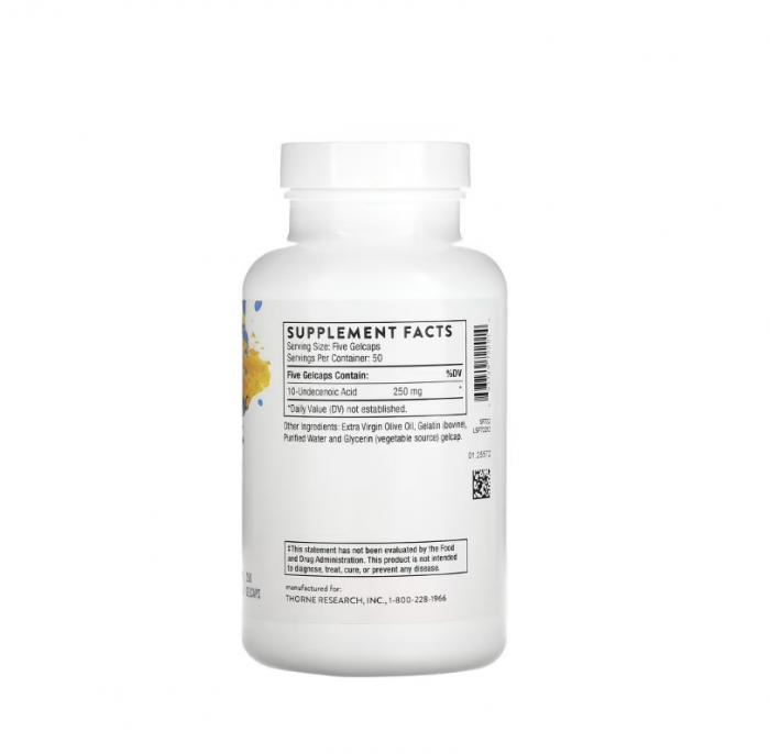 Undecylenic Acid 250 Gelcaps - Thorne Research [2]