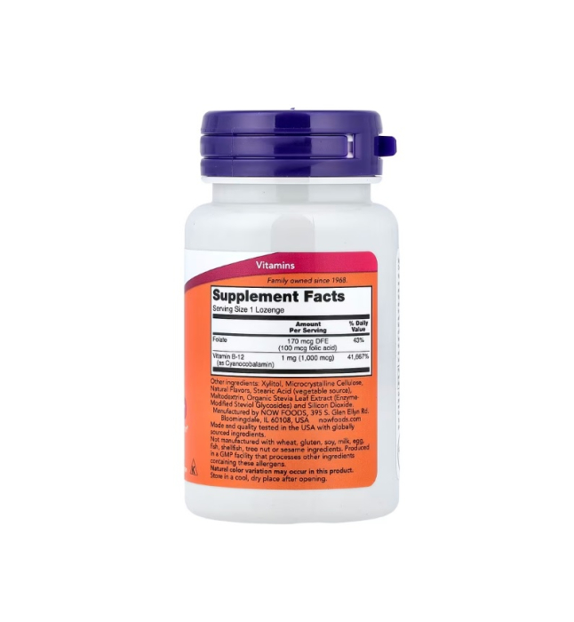 Vitamin B-12 1000mcg 100 capsule - NOW Foods [2]