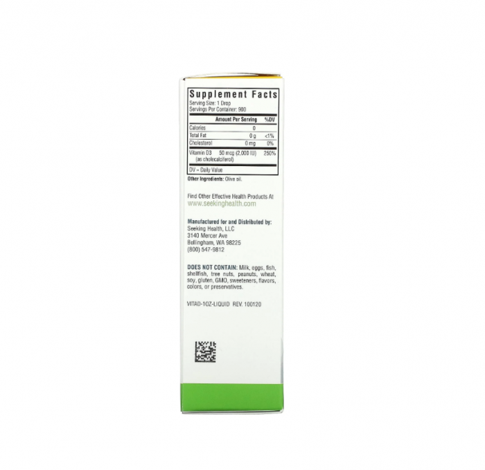 Vitamin D3 Drops 2000IU 30ml - Seeking Health [2]