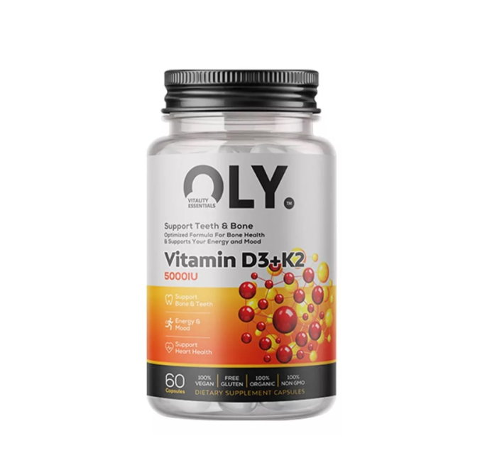Vitamin D3+K2 5000IU 60 capsule - Oly [1]