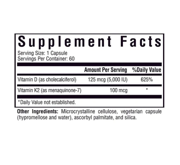 Vitamin D3 + K2 60 Capsule - Seeking Health [2]