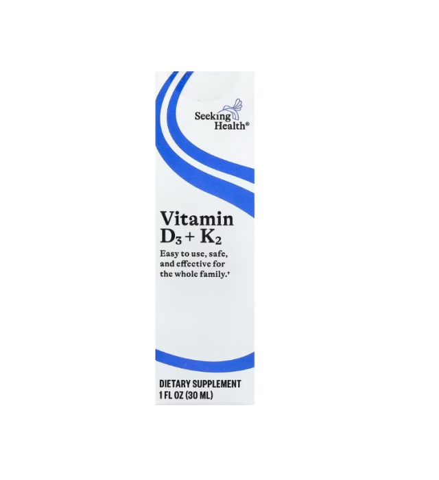 Vitamin D3 + K2 Picaturi 30 ml - Seeking Health [1]