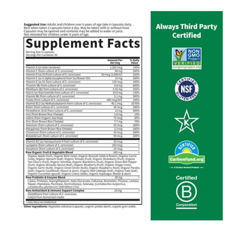 Vitamine Code Family Multivitamin 120 Capsule - Garden Of Life [2]