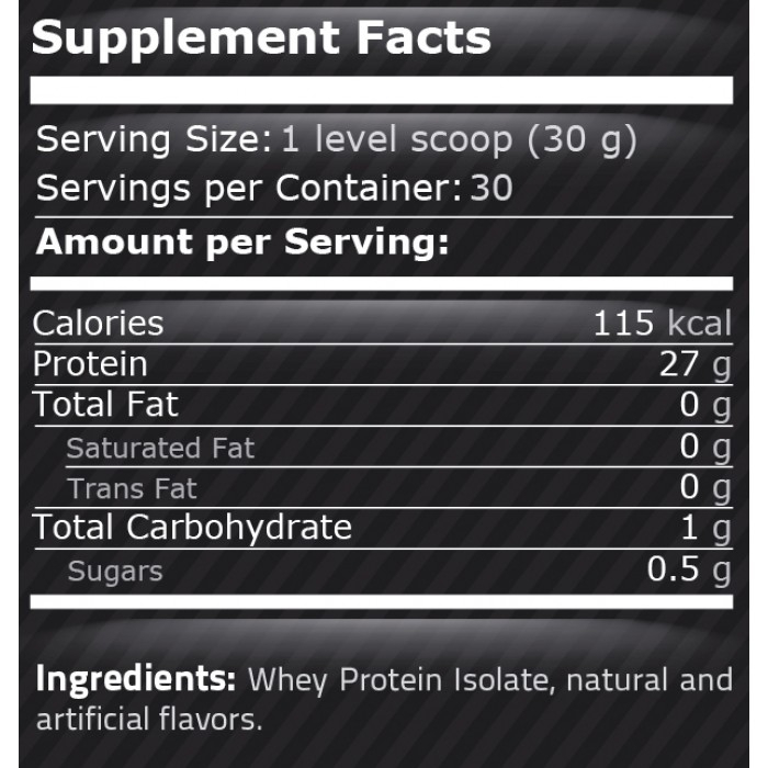 Whey Isolate Cookies&Cream  900g - Pure Nutrition [2]