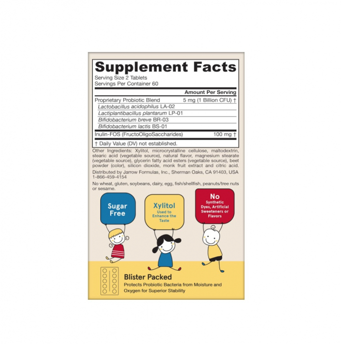 Yum-Yum Dophilus 1 Billion CFU 120 tablete - Jarrow Formulas [2]