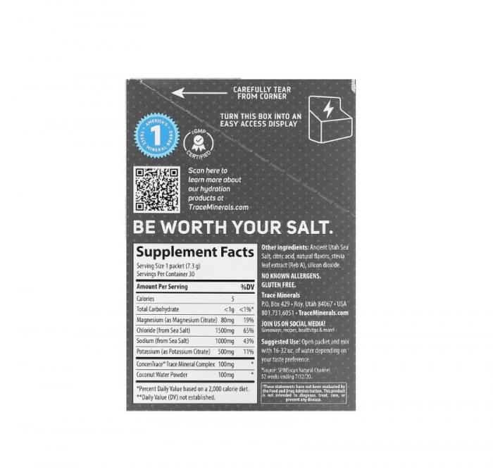 ZEROLyte, Salty Watermelon 30 plicuri - Trace Minerals [2]