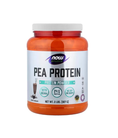 NOW Foods - Pea Protein Powder Creamy Chocolate 907g - NOW Foods