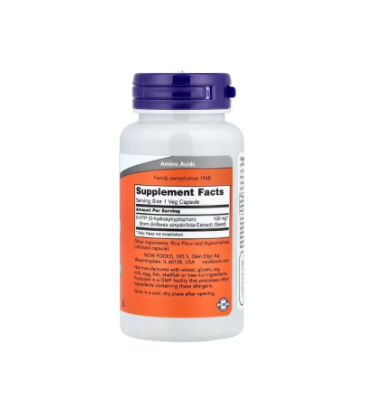 5-HTP 100mg 60 capsule - NOW Foods [1]