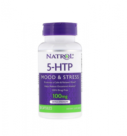 Natrol - 5-HTP Extra Strength 100mg Mood & Stress 30 capsule - Natrol