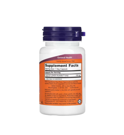 7-KETO 100mg 60 capsule - NOW Foods [1]