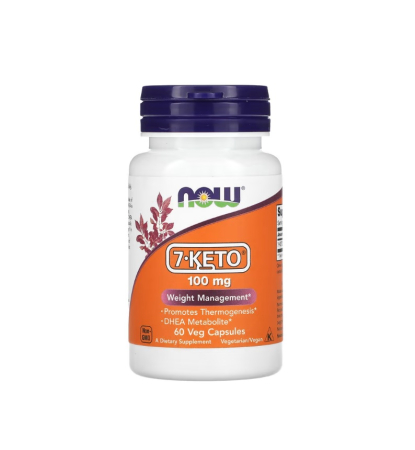 Producatori - 7-KETO 100mg 60 capsule - NOW Foods